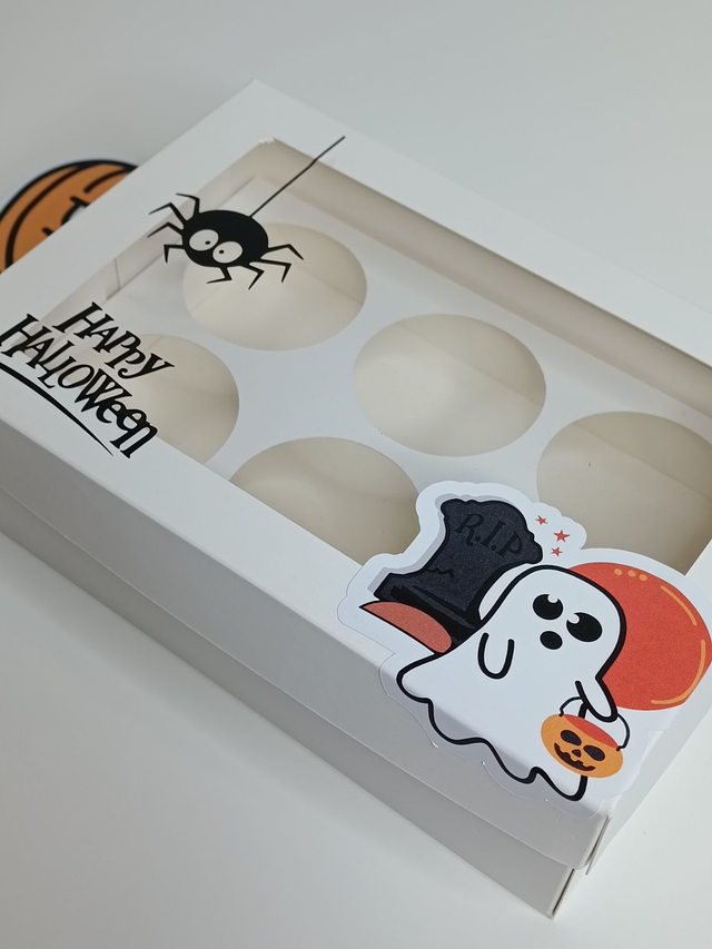 Box Hallowen para Cupcakes