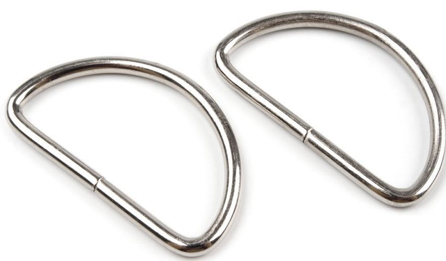 Huismerk: D-ring 30mm Nikkel
