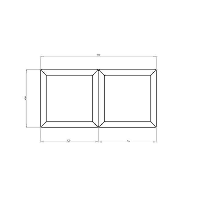 Fioriera in corten quadrata Special II