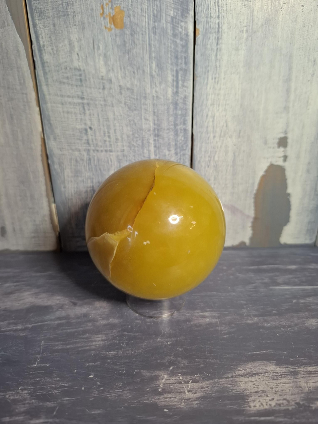 Mango Fluorite Sphere