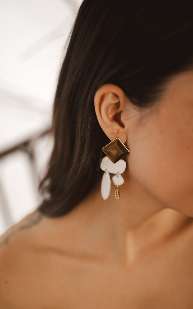 Polymer Clay Earrings ~ Benedita