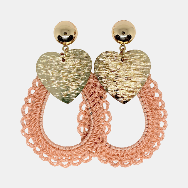 Teardrop Hearts Earrings