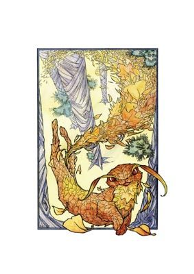 Automne - carte de vœux sans texte