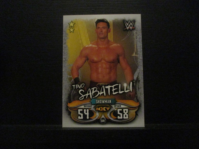 Tino Sabatelli - NXT Slam Attax Live Original Trading Card #231