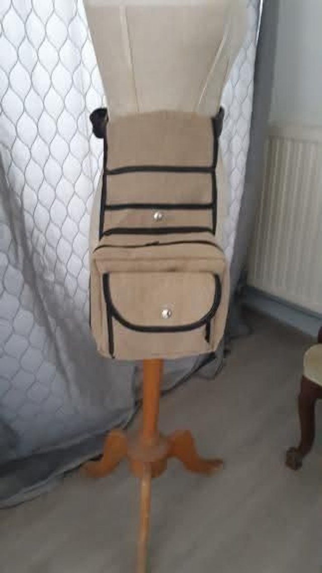 Carquois de type « field » ambidextre, en chanvre (possibilité végan)