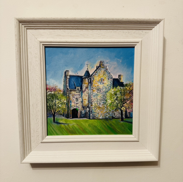 Original Painting- Townscape- Jedburgh- Mary Queen o’ Scots House