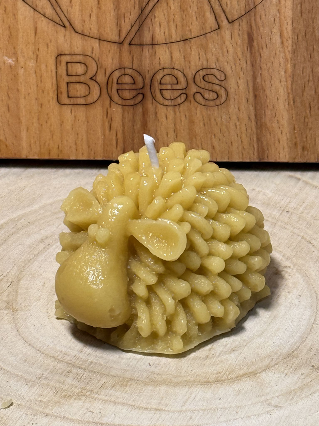 Sheep (Small) Shaped Candle - 100% Beeswax