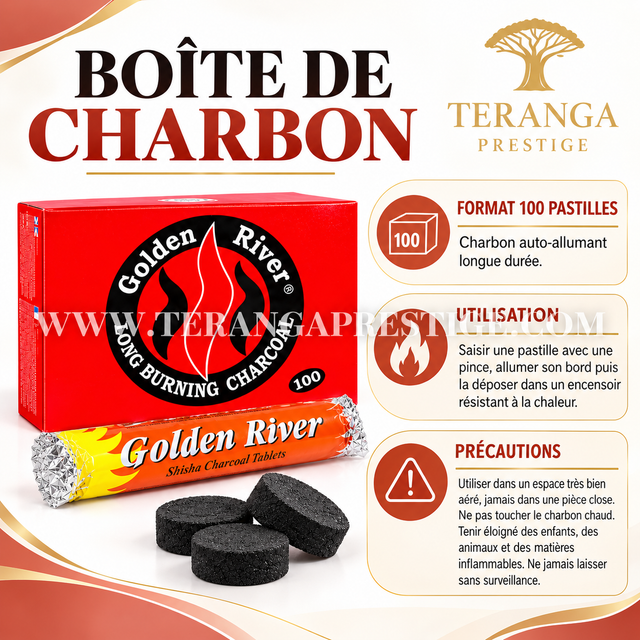 Rouleaux de Charbon - Boîte de 12