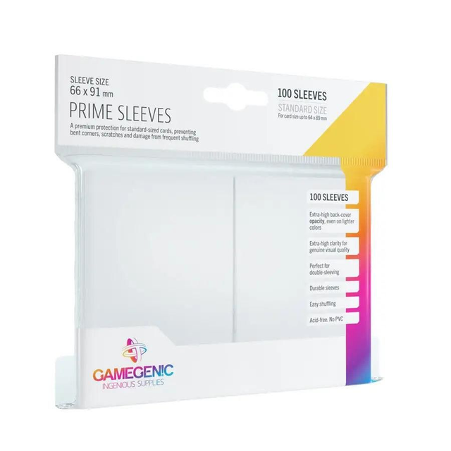 Gamegenic GG: 100 Sleeves Prime White