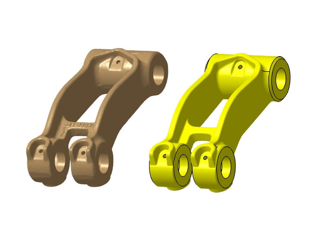 Komatsu 206-70-K4171 + Komatsu 20670K4171 (Aftermarket) Löffelstange passend für Komatsu - Baumaschinen