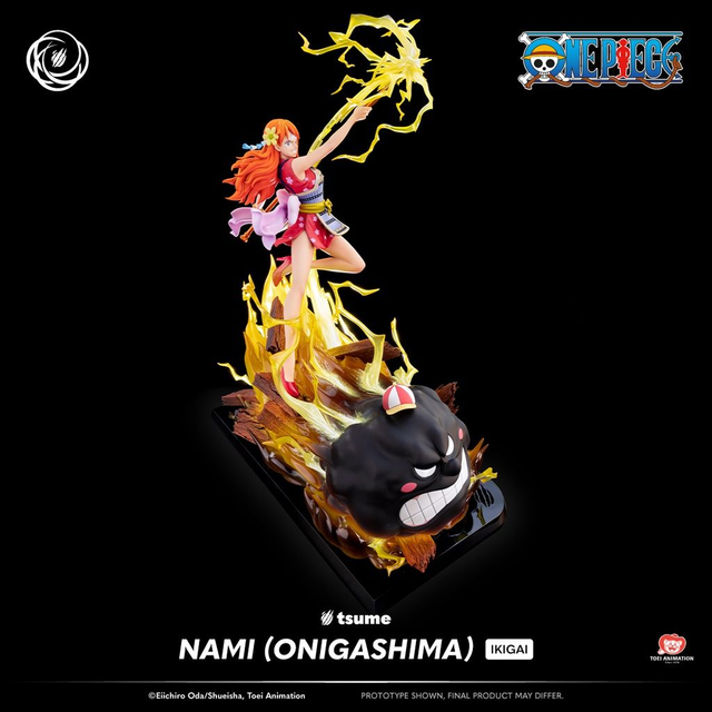 (Preordine data stimata consegna: Q2-Q3 2026!) Nami (Onigashima) - One Piece - Statua Ikigai Tsume Art 1/6 (47cm)⚡️🍊(Anche a rate! 👇)