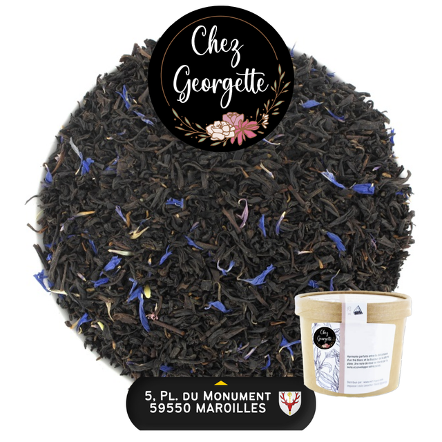 EARL GREY FLEURS BLEUES - Pot de 25 infusettes