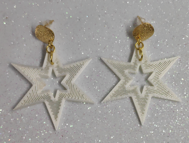 Pendientes "BlancaNavidad"