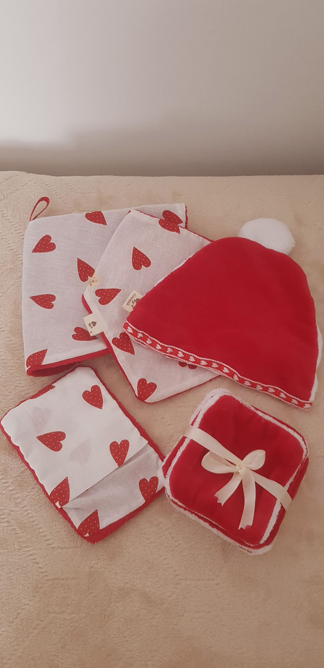 Coffret Coeurs rouges