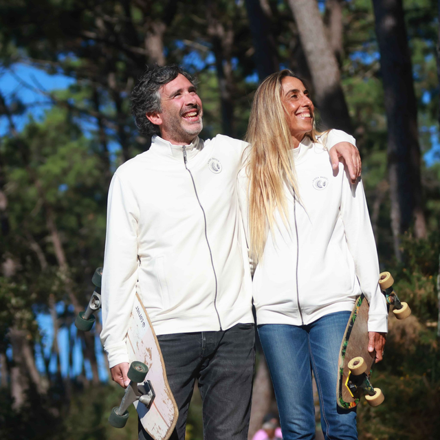 SWEAT-SHIRT ZIPPÉ SANS CAPUCHE - IVOIRE