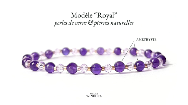 Bracelet | Améthyste - Collection 1 | Lot de 3