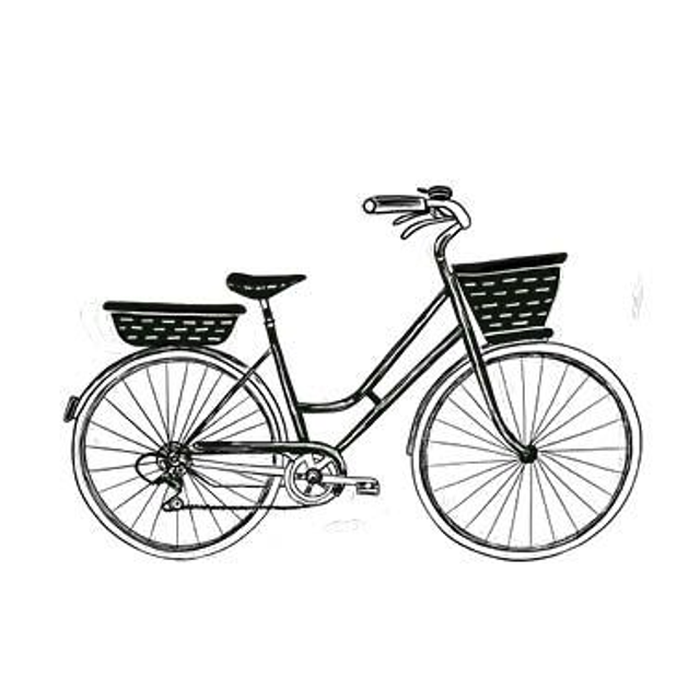 Stempel Fahrrad 4x6cm