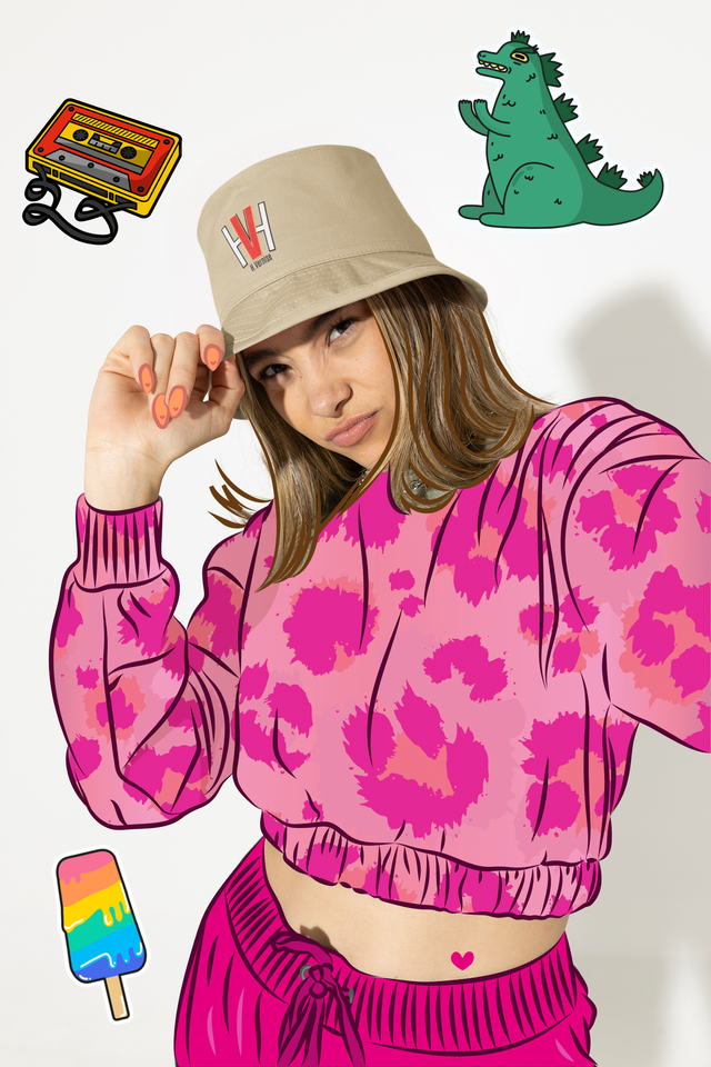 S. a.1 - Bob en coton à logo imprimé