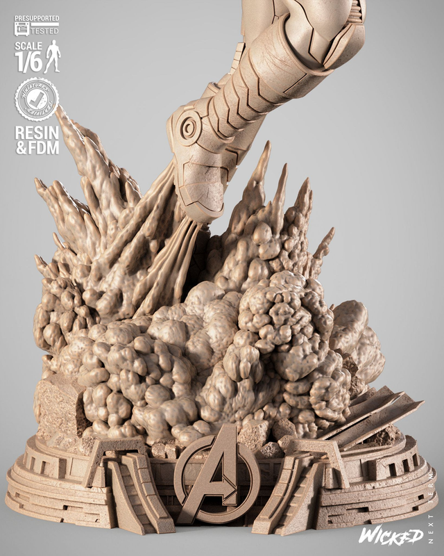 Statue IRON MAN série comics