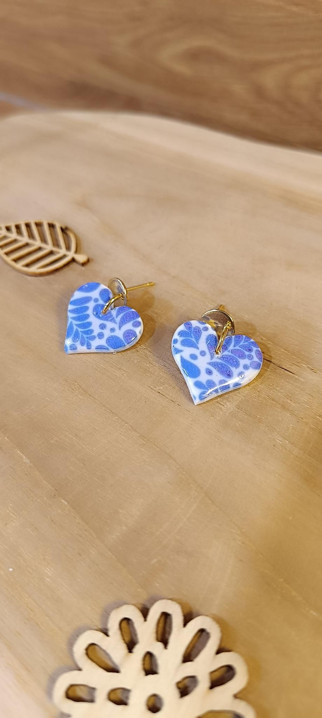 Boucles d'oreilles - petit cœur