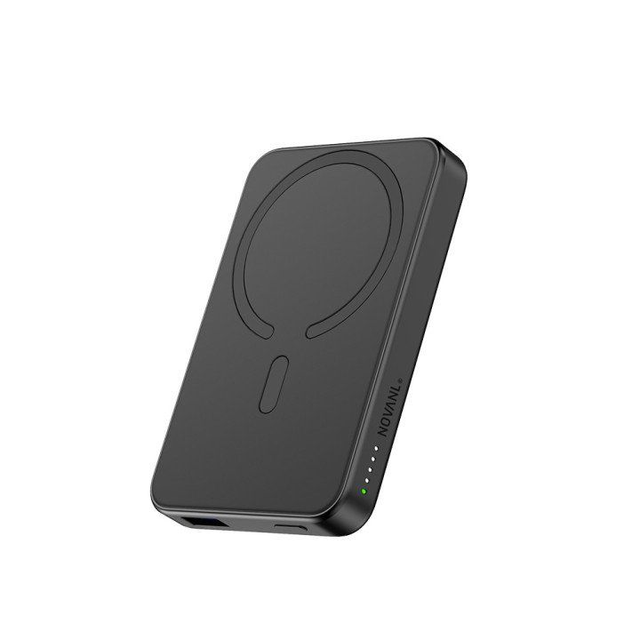 NOVANL PowerUp MagNetic (5000mAh) Power Bank Black