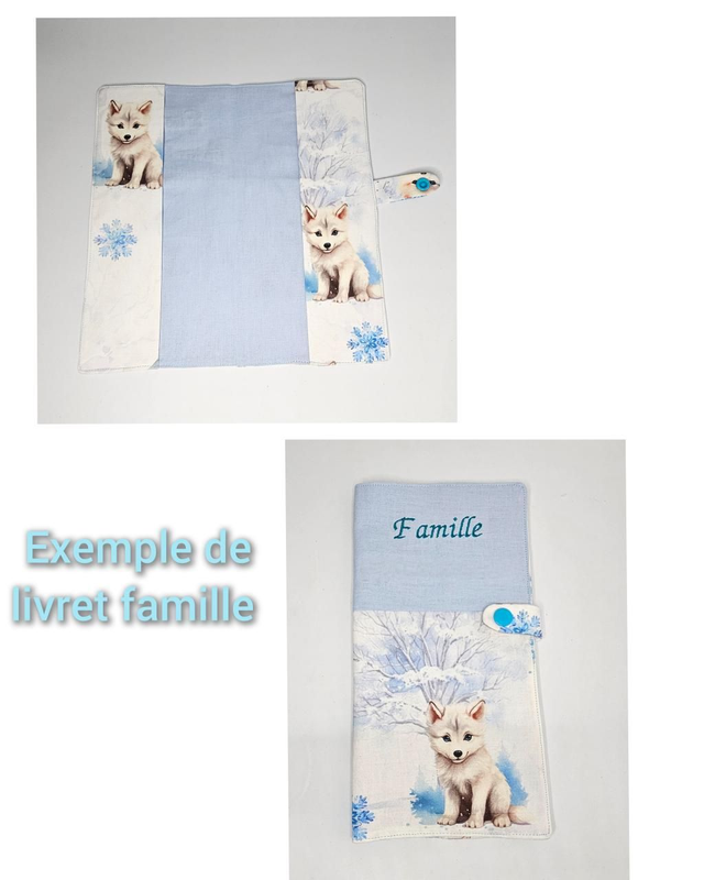 LIVRET DE FAMILLE, TISSUS AU CHOIX GARÇON 