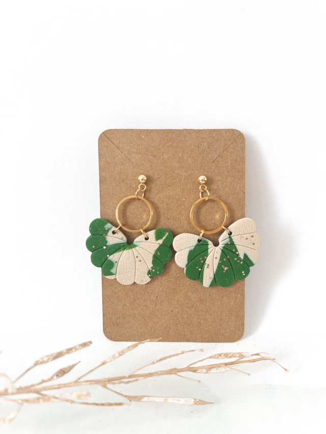 Boucles d'oreilles Clochette / vert