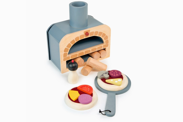 PIZZA OVEN childrens wooden toy set