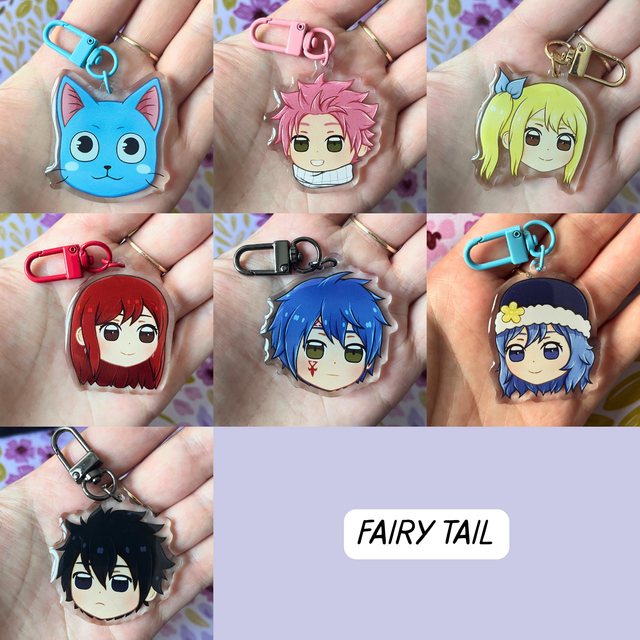 Porte-clés chibi Fairy Tail | Lots