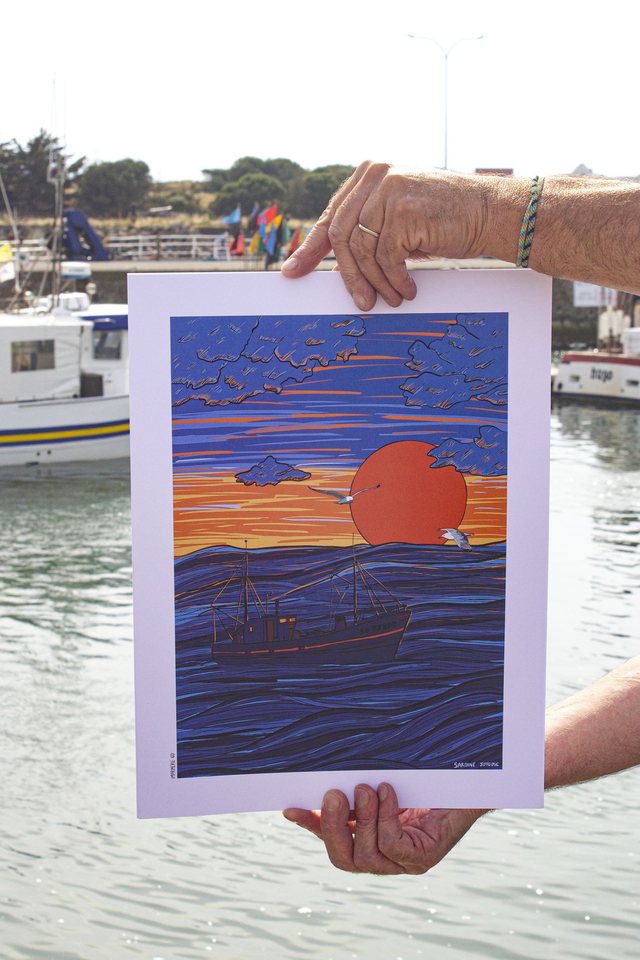 Print CRÉPUSCULE 30x40