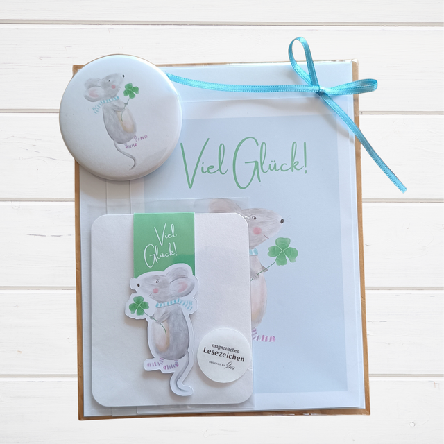 Viel Glück! - Geschenkset "Finchen"