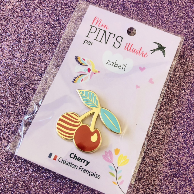 Pin&#039;s &quot;cerise&quot;