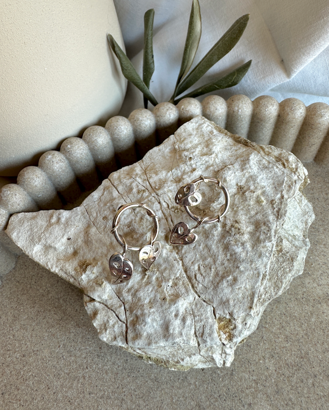 Orecchini Monstera Cerchio