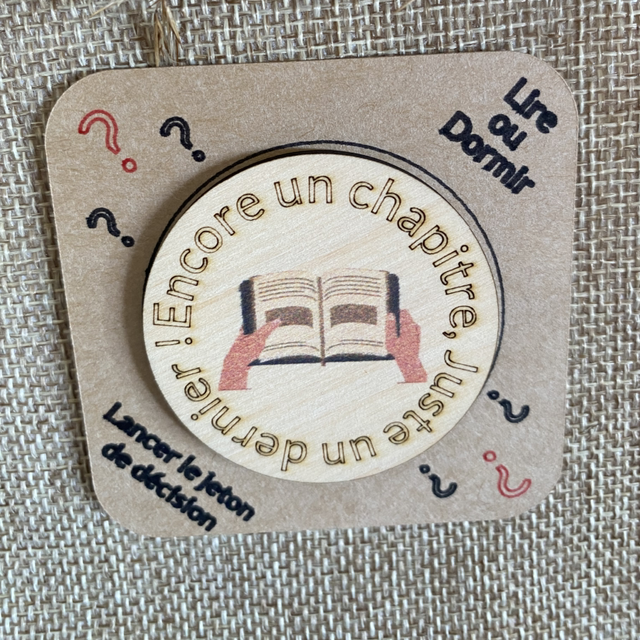  Cadeau accessoire lecteur Encore un chapitre ? Encore une page ? Ou au lit 