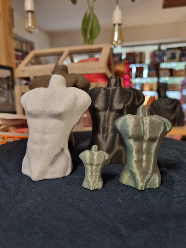 Buste d&#039;homme (impression 3D).