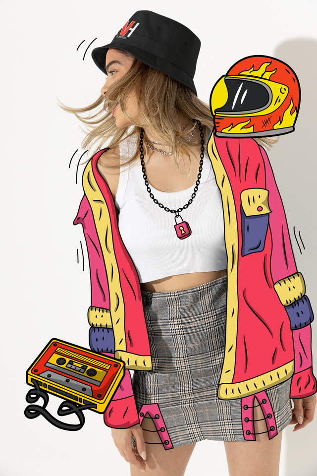 S. a.2 - Bob en coton à logo imprimé