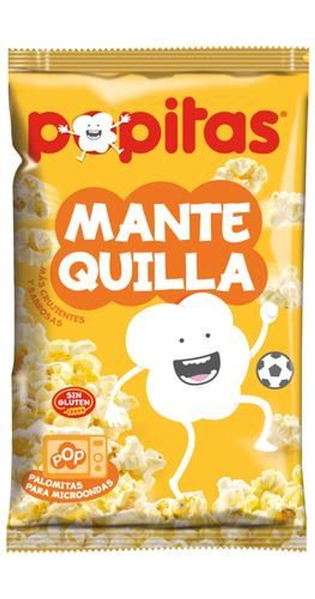 Popitas Palomitas Sabor Mantequilla Para Microondas Sin Gluten 100 G