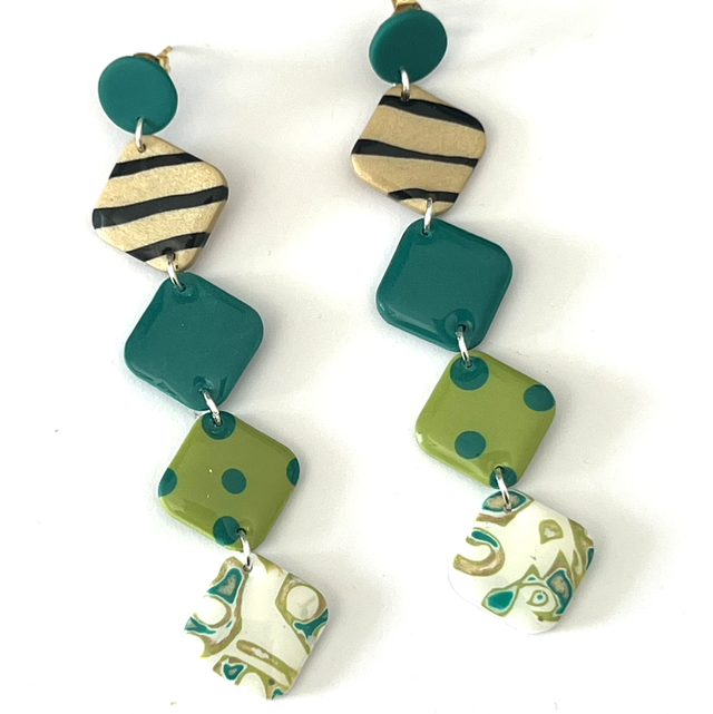 Boucles d’oreilles Jungle pop