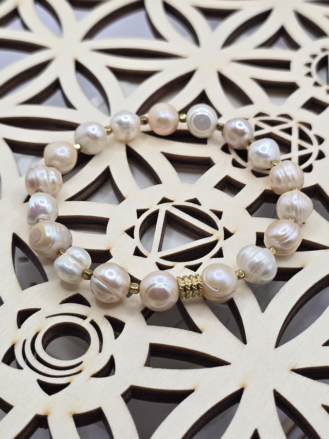 Bracelet Perle de culture d'eau douce 0,8 cm