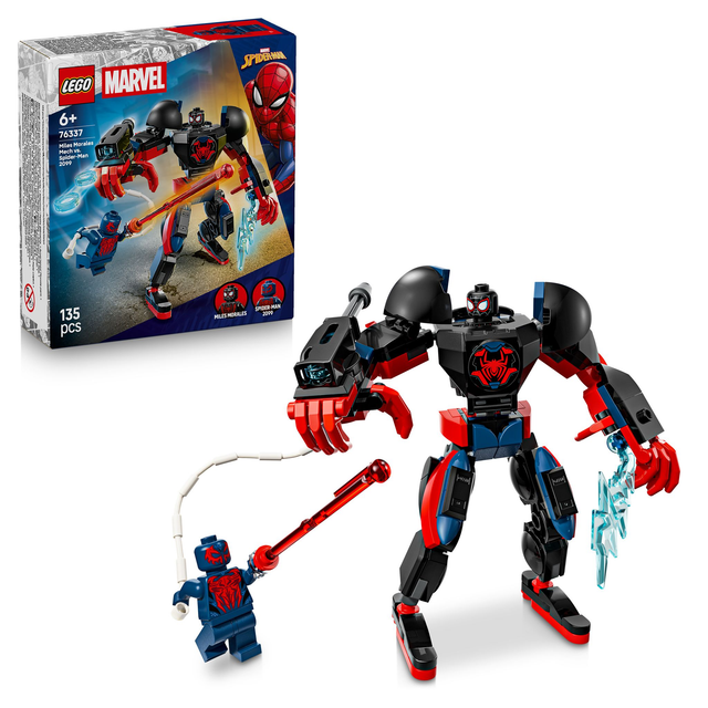 LEGO 76337 Marvel Super Heroes Miles Morales Mech vs. Spider-Man 2099