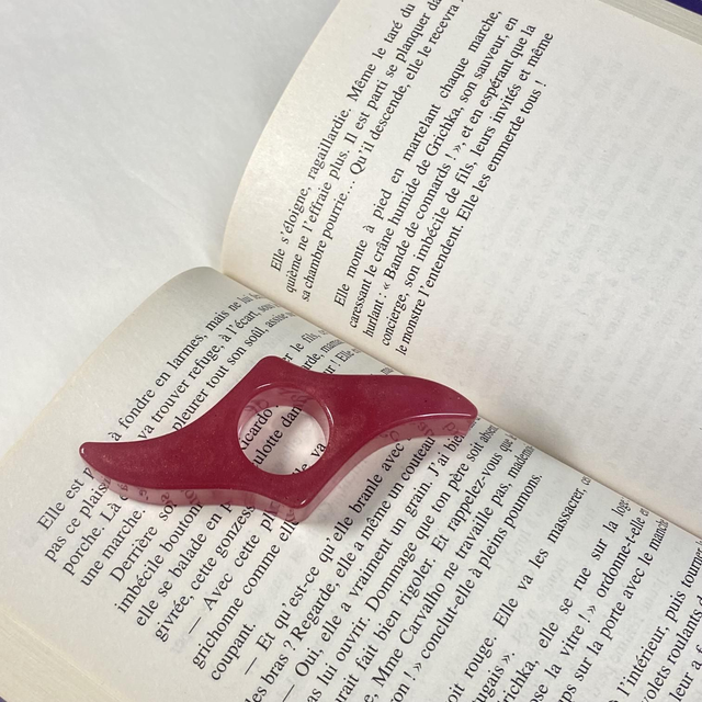 Bague de lecture Vague Rose