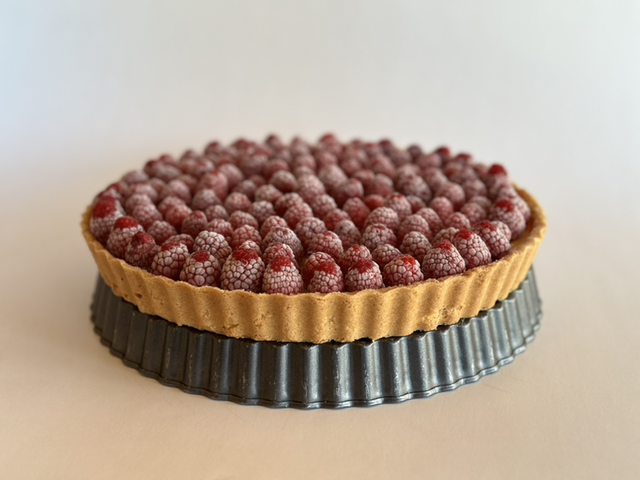 Tartaleta de frambuesa/ arándano 