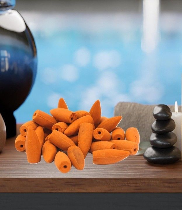 Cône fontaine à encens " Ambre "