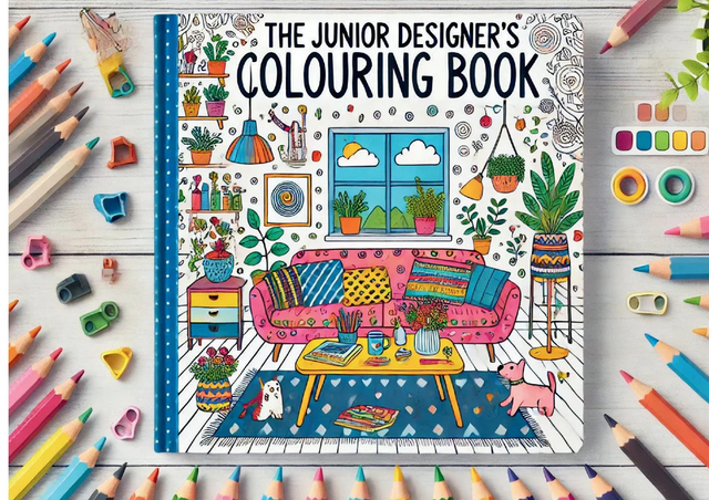 The Junior Designer's Colouring Book 