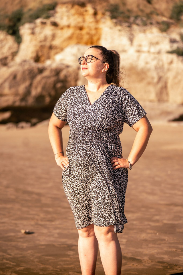 robe magique liberty bleue 