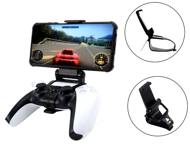 Support pince portable pour manette de jeu PS5, support de montage à poignée intelligente, combinaison pour PS5 avec largeur réglable