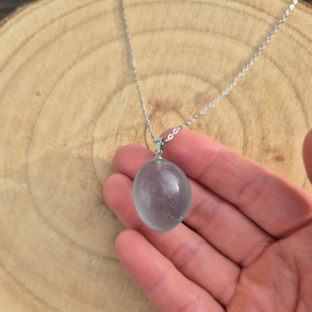 Collier Fluorite bleue