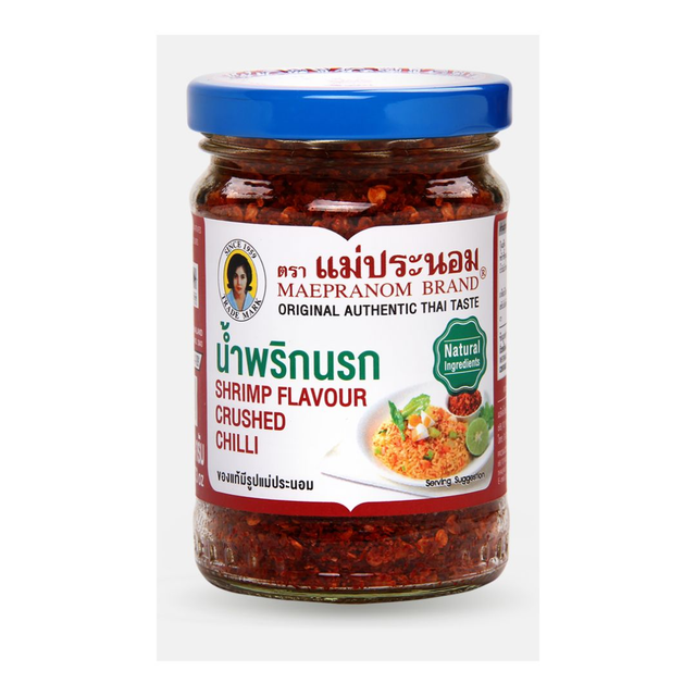 Maepranom Brand Shrimp Flavour Crushed Chilli 134g