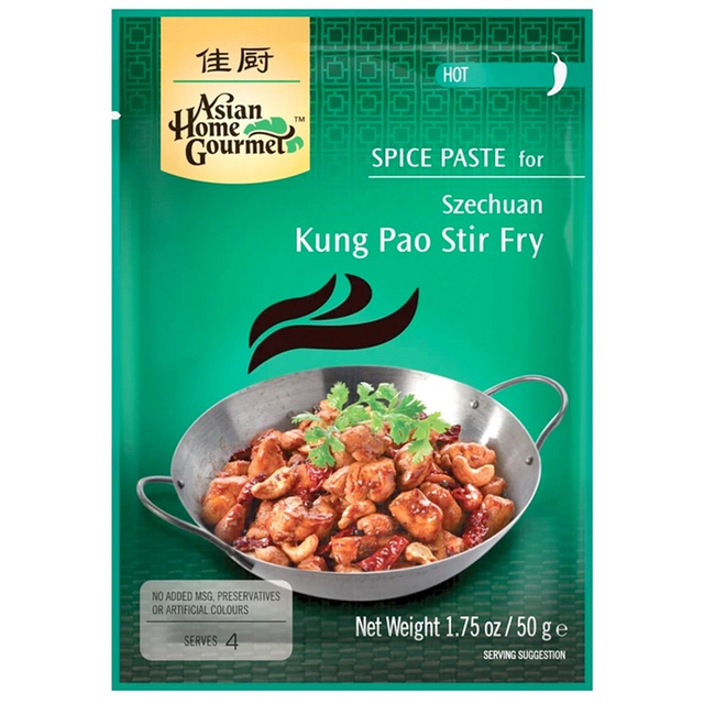 Asian Home Gourmet Spice Paste For Szechuan Kung Pao Stir Fry 50g