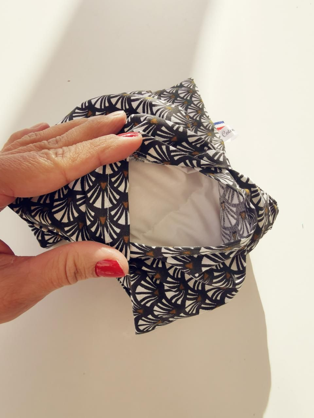 Bouillotte MADELEINE éventail kaki